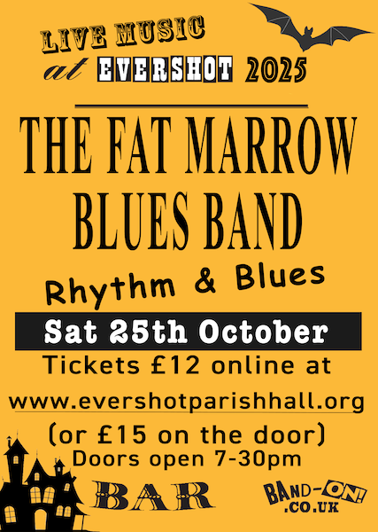 Fat Marrows Blues Band live in Evershot
