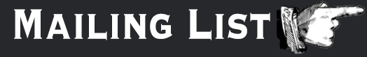 Join our Mailing List