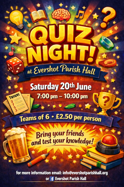 Quiz Night Saturday 20th June